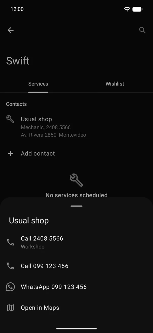 The ways to reach a workshop