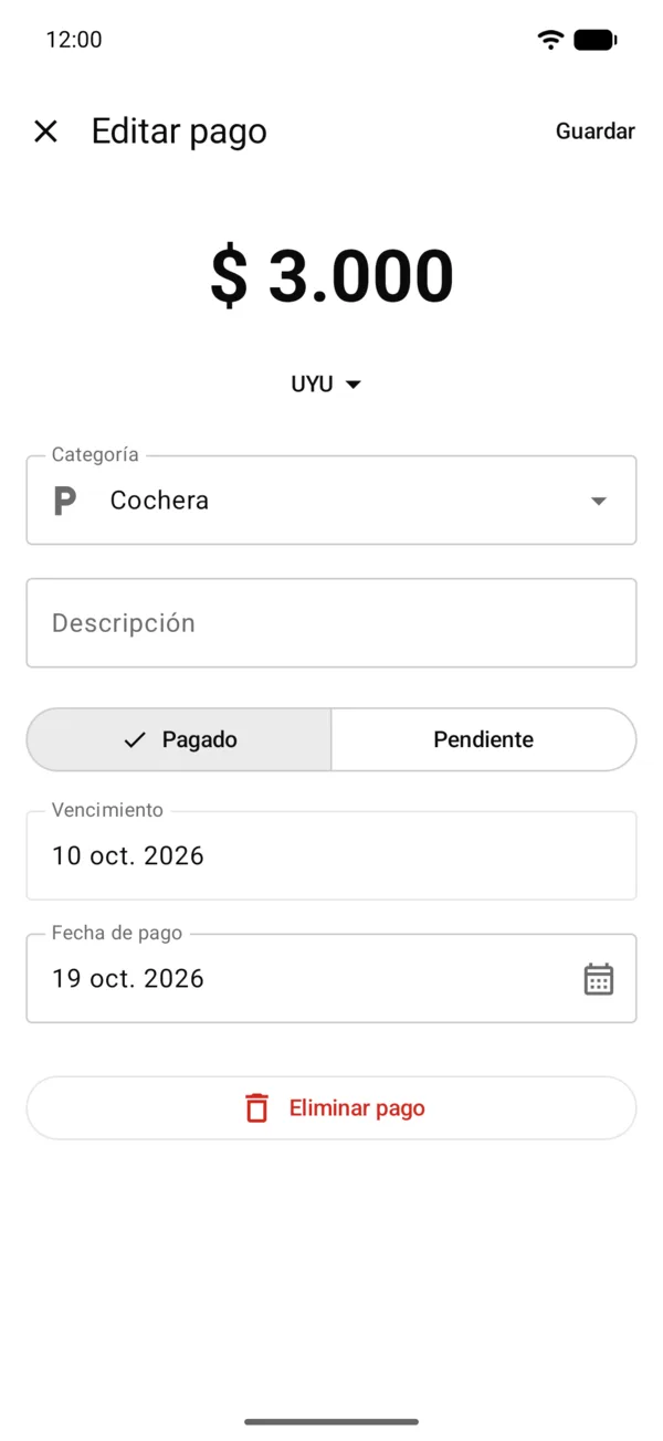 Un pago del Archivo abierto para editarlo
