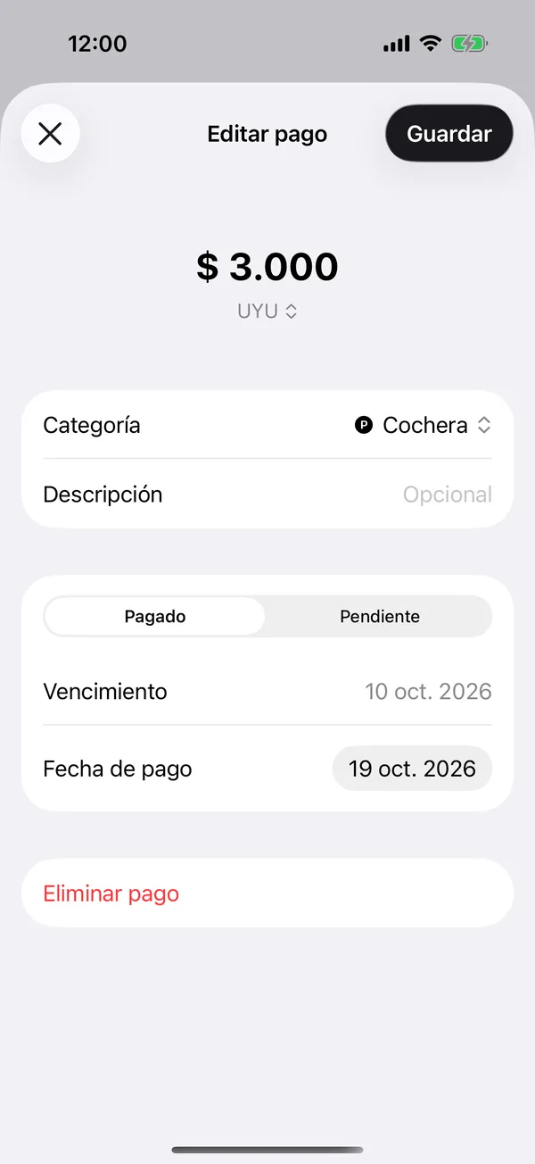 Un pago del Archivo abierto para editarlo