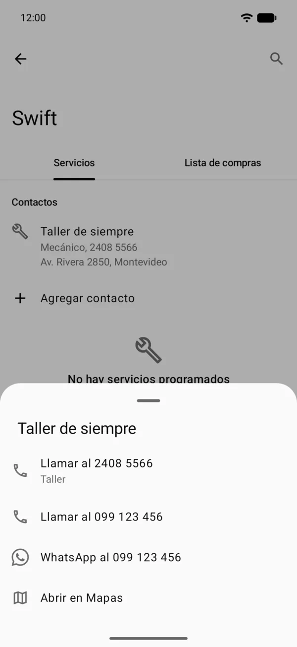 Las formas de contactar a un taller