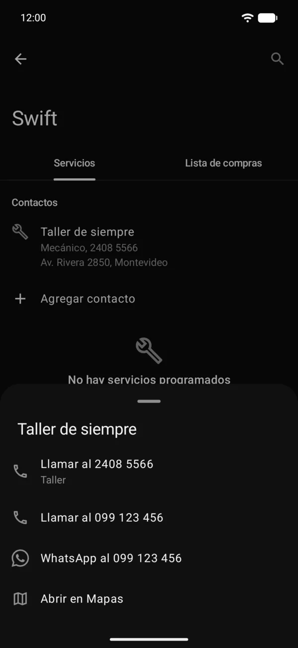 Las formas de contactar a un taller