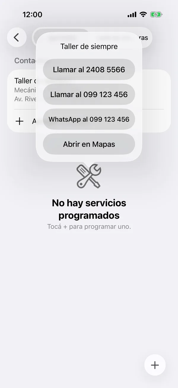 Las formas de contactar a un taller