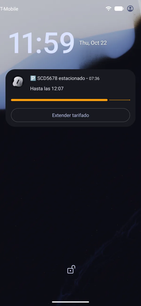 Con menos de 10 minutos, en naranja y con Extender tarifado