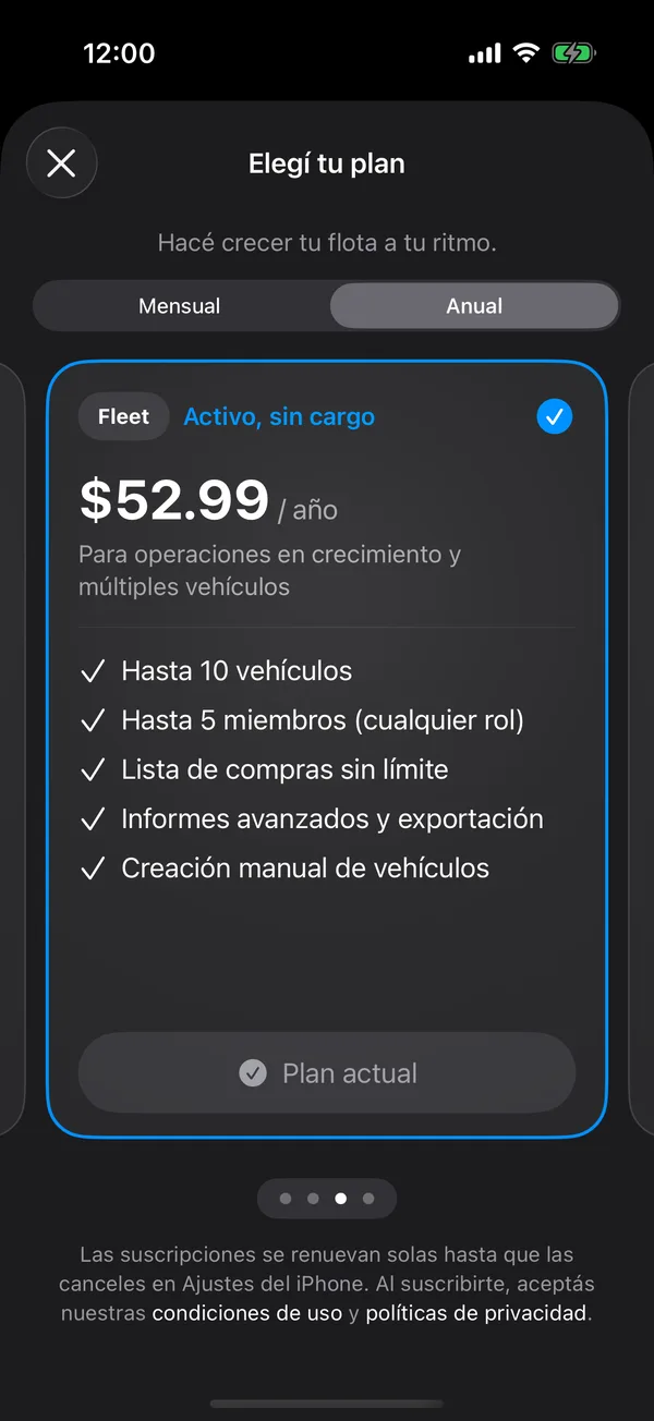 Escolha seu plano, com um cartão para cada plano