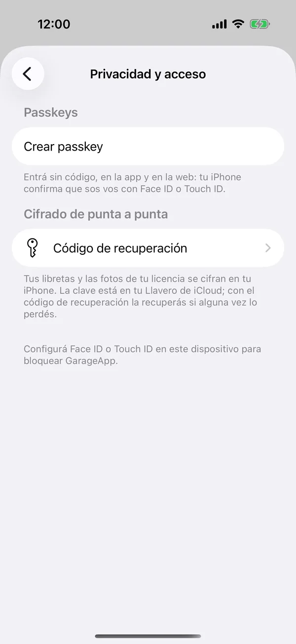 Privacidad y acceso con las passkeys