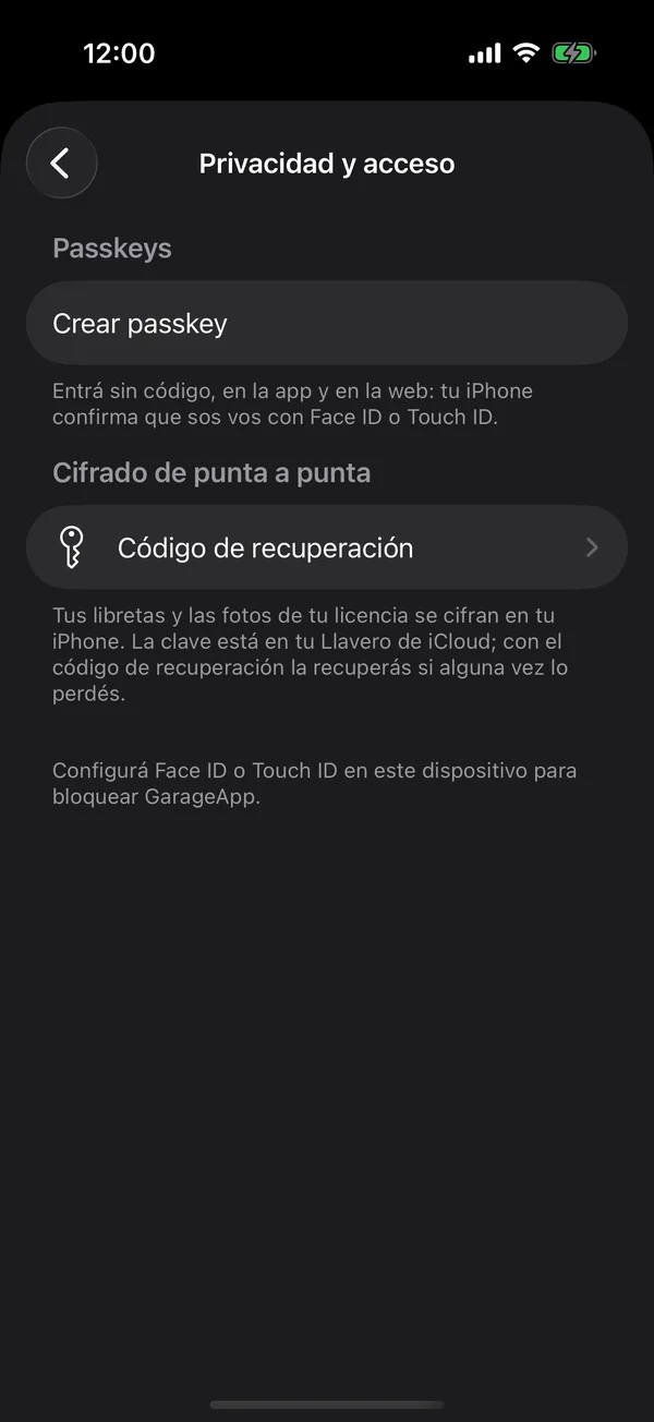 Privacidad y acceso con las passkeys