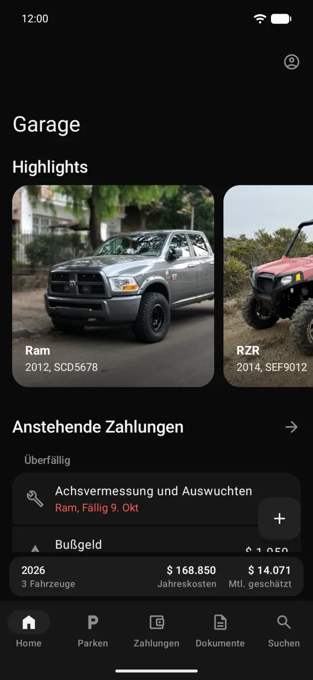 Start in der iPhone-App